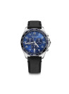 Montre Homme Victorinox FieldForce en cuir noir - 42 mm