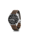 Montre Homme Victorinox FieldForce en cuir marron - 42 mm