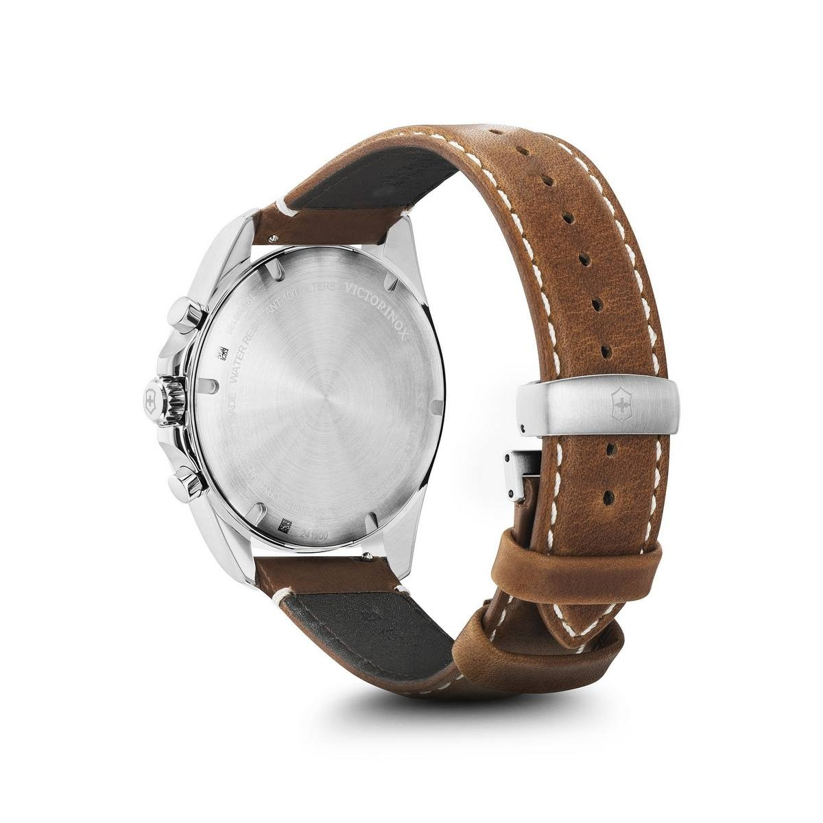 Montre Homme Victorinox FieldForce en cuir marron - 42 mm Montre Homme Victorinox FieldForce en cuir marron - 42 mm