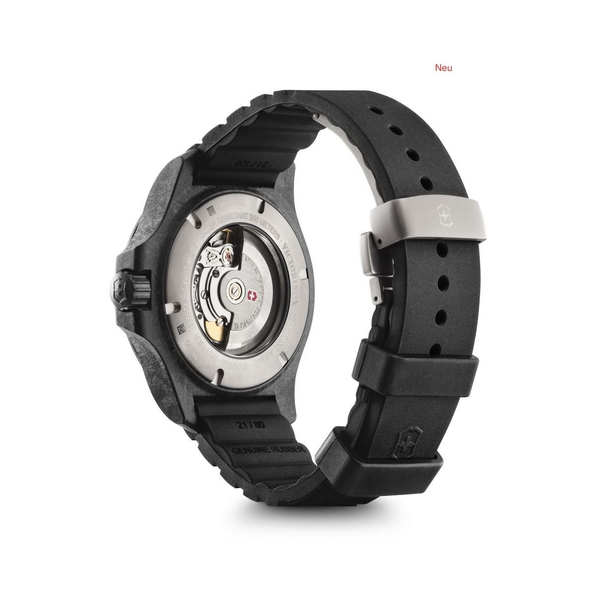 Montre Homme Victorinox I.N.O.X. en caoutchouc noir - 45 mm Montre Homme Victorinox I.N.O.X. en caoutchouc noir - 45 mm
