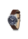 Montre Homme Victorinox Maverick en cuir marron - 43 mm