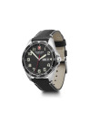 Montre Homme Victorinox FieldForce en cuir noir - 42 mm