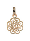 Pendentif "Médaillon Flora" Or Jaune 375/1000