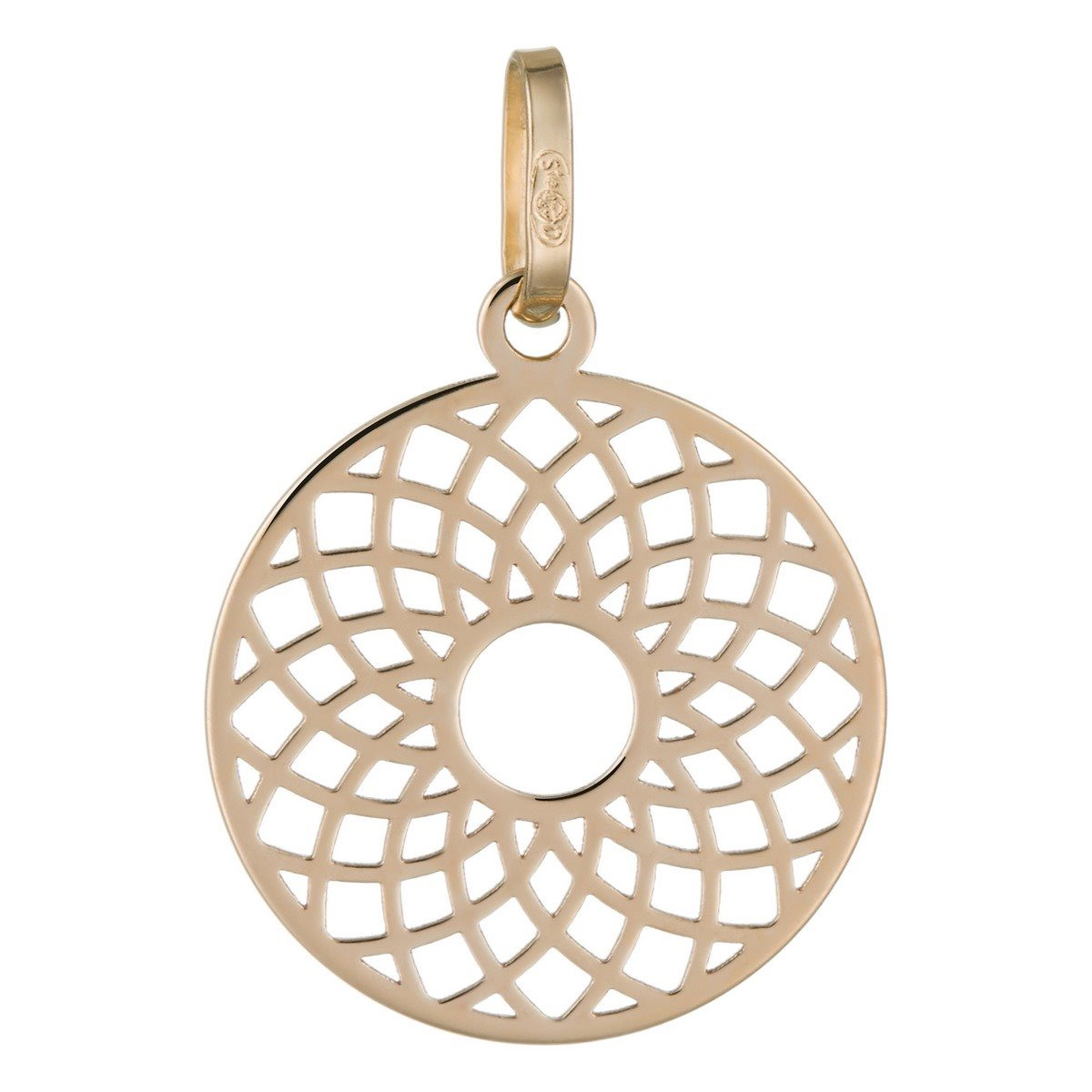 Pendentif médaillon Or Jaune 375/1000"Fabuliste"