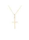 Pendentif "Croix honorée" Or Jaune 375/1000