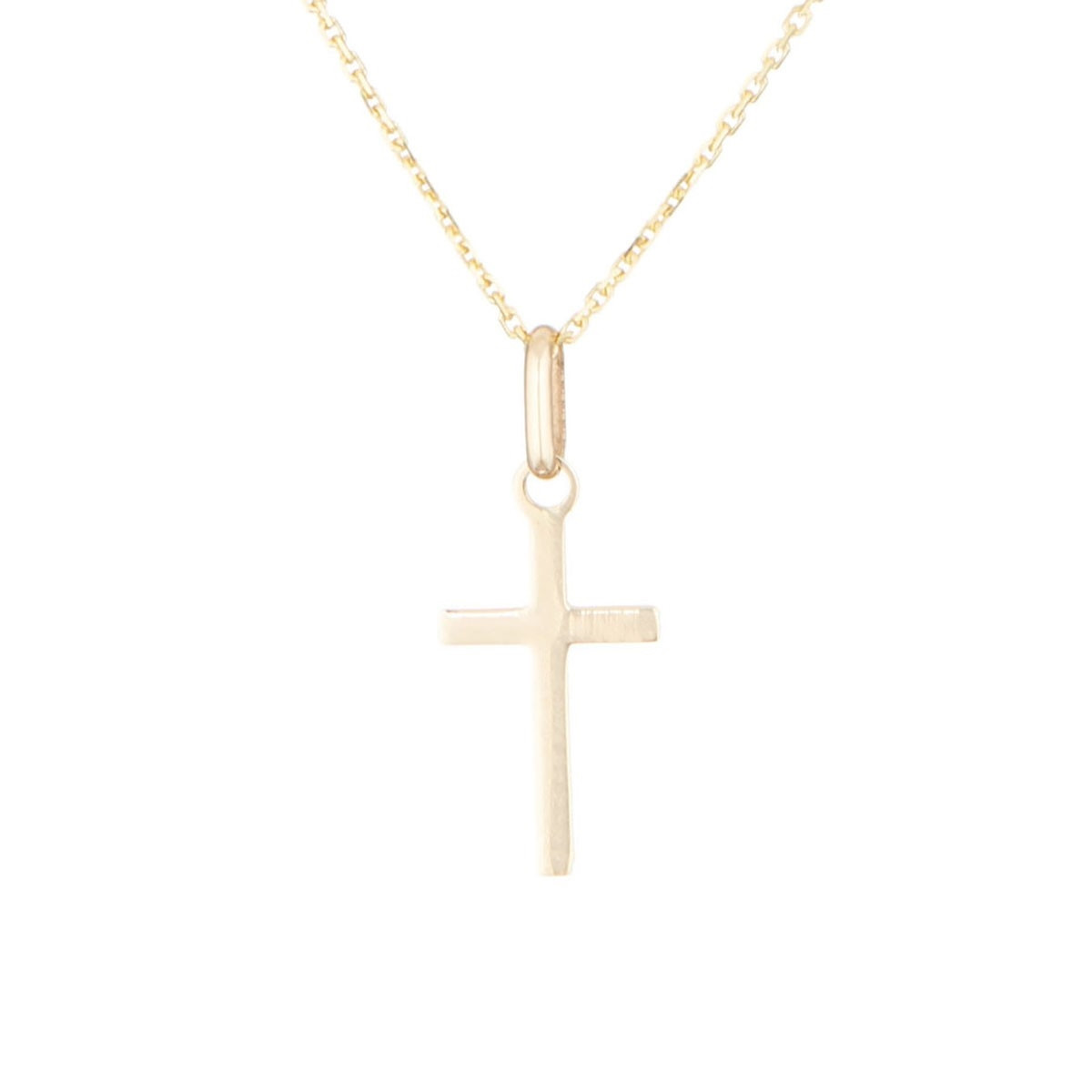 Pendentif "Croix honorée" Or Jaune 375/1000 Pendentif Croix Or jaune