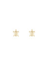 Boucles d'oreilles enfant "Jolie Tortue" Or Jaune 375/1000