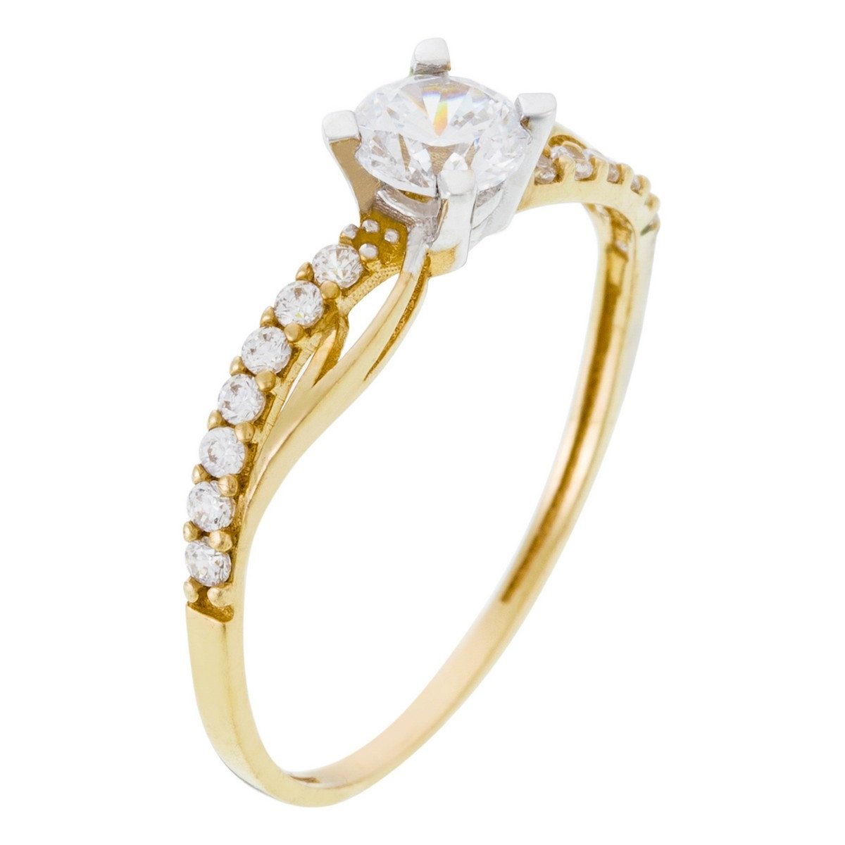 Bague "Coup de foudre" Or Jaune 375/1000 Bague "Secret" Or jaune
