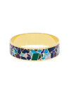 Bracelet jonc "MARBELLA" Émail mullticolore finition dorée