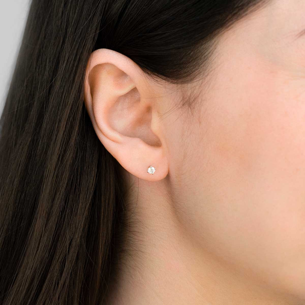 Boucles d'oreilles Or Blanc et Diamant Boucles d'oreilles "Nymphe Éblouissante" Or blanc et Diamant
