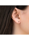 Boucles d'oreilles Or jaune 375/1000 et pierres