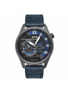 Montre Homme AVI-8 HAWKER HARRIER II Automatique Cadran bleu Bracelet cuir bleu