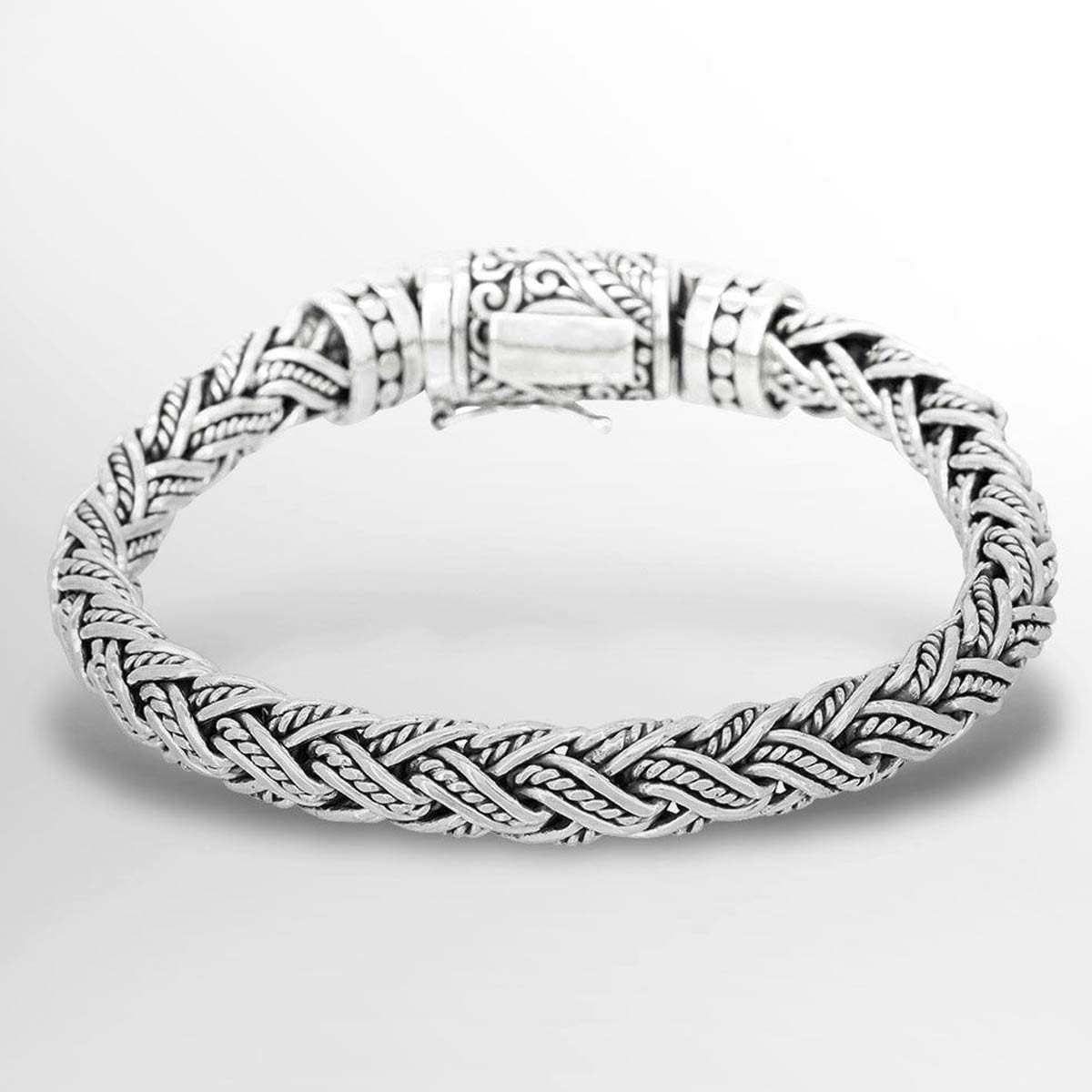 Bracelet maille cheval en argent massif - Ocarat