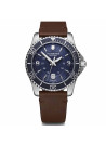 Montre Homme Victorinox Maverick en cuir marron - 43 mm