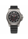 Montre Homme Victorinox I.N.O.X. Titane, cadran gris, bracelet noir caoutchouc - 43 mm