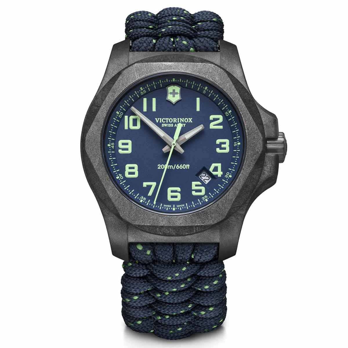 Montre Homme Victorinox I.N.O.X. en paracorde bleu