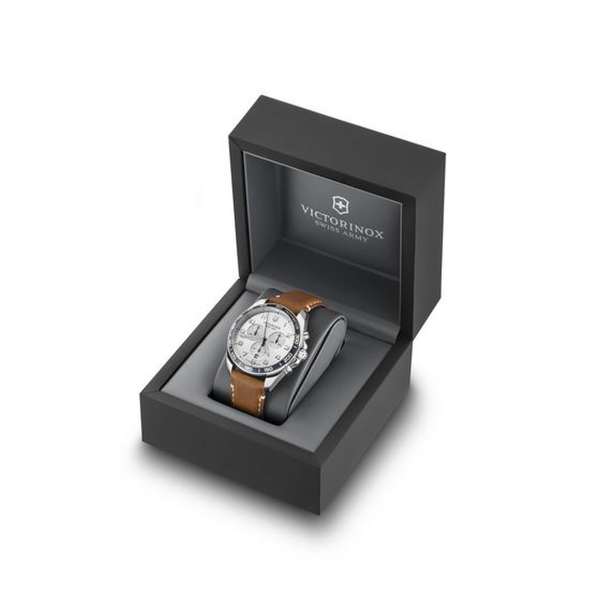 Montre Homme Victorinox FieldForce en cuir marron - 42 mm Montre Homme Victorinox FieldForce en cuir marron - 42 mm