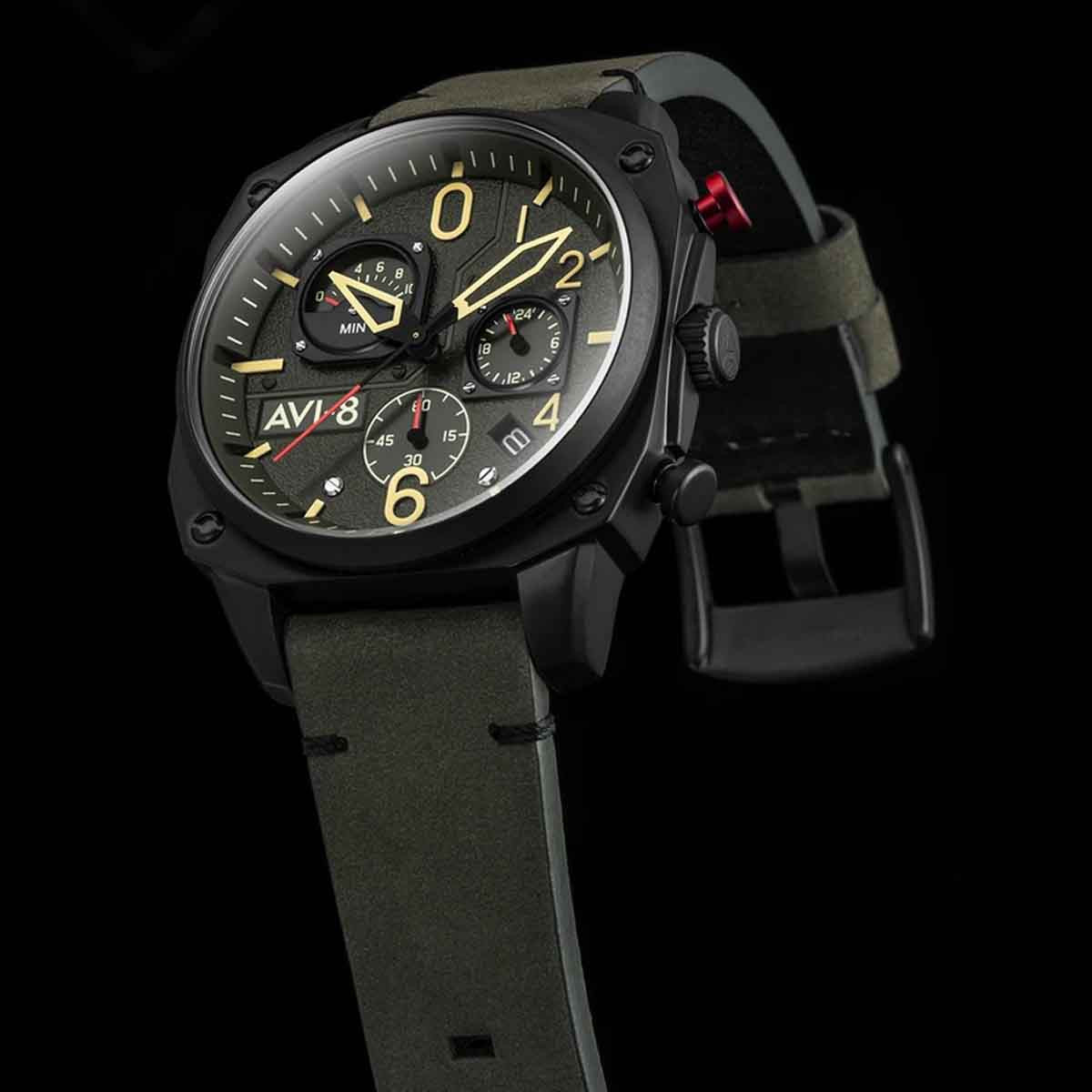 Montre AVI-8 HAWKER HUNTER Quartz Chronograph - AV-4052-08