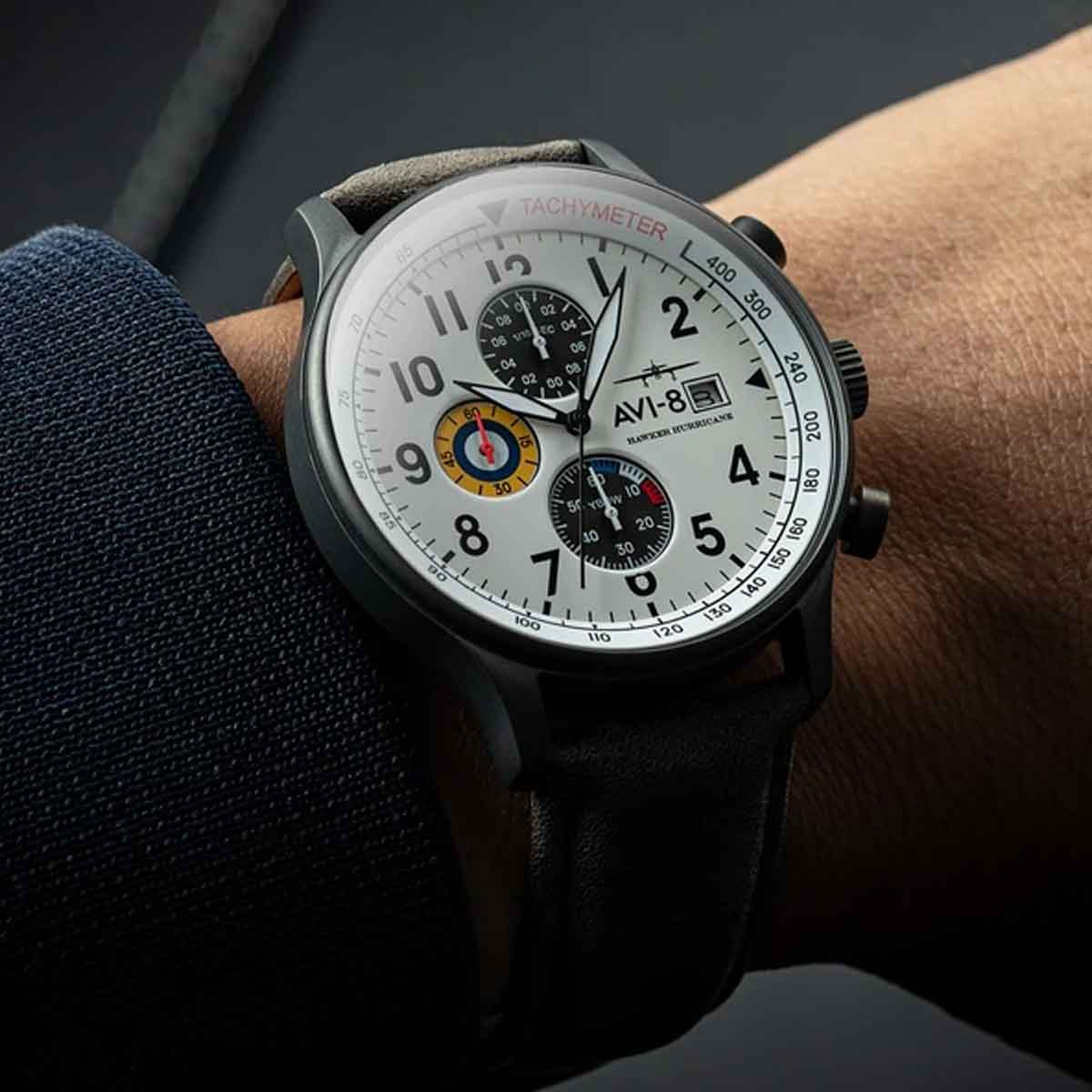 Montre AVI-8 HAWKER HURRICANE Quartz Chronograph - AV-4011-0B Montre AVI-8 HAWKER HURRICANE Quartz Chronograph - AV-4011-0B