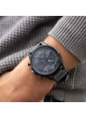 Montre Homme AVI-8 HAWKER HARRIER II Quartz Cadran gris  Bracelet cuir véritable et tissu