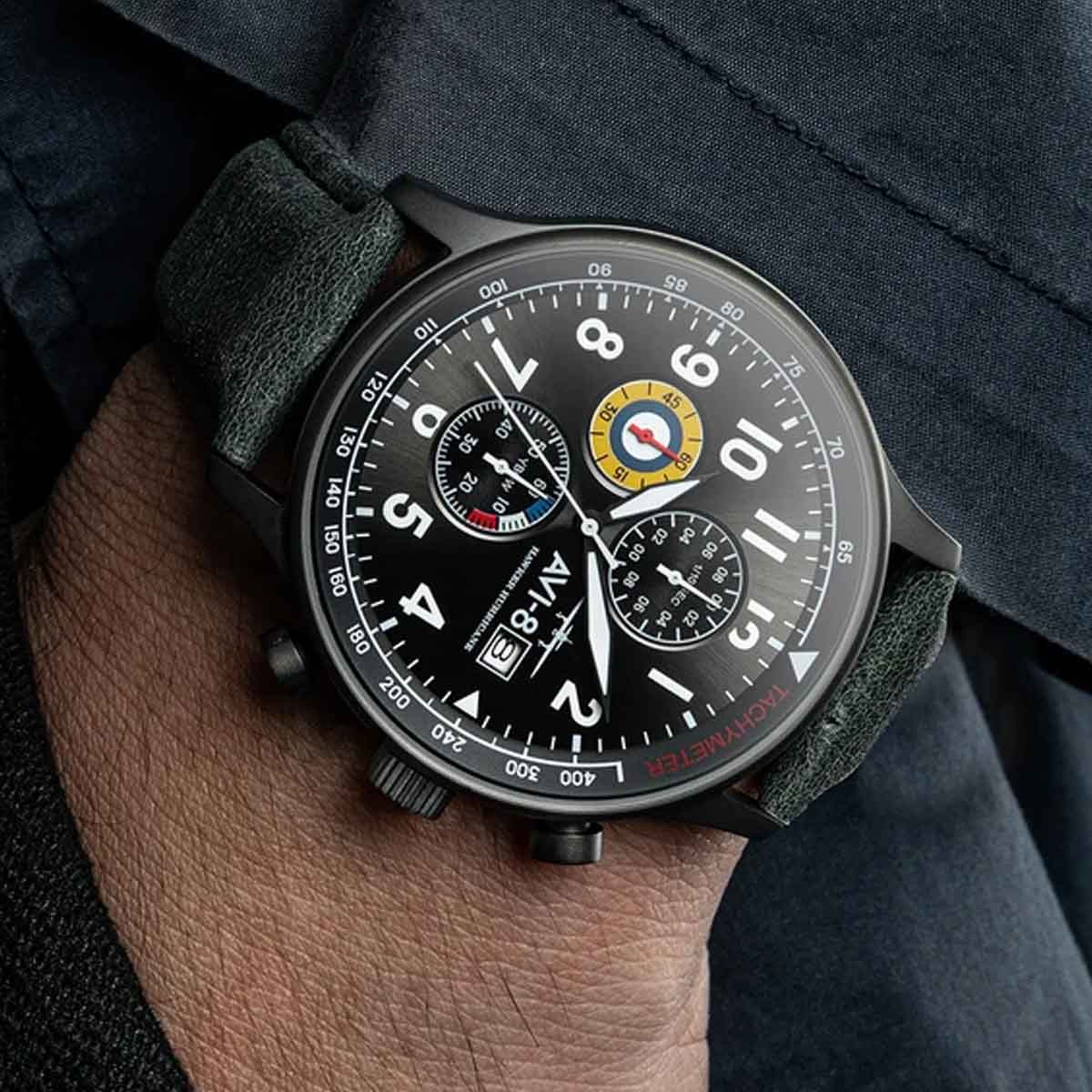 Montre AVI-8 HAWKER HURRICANE Quartz Chronograph - AV-4011-0D