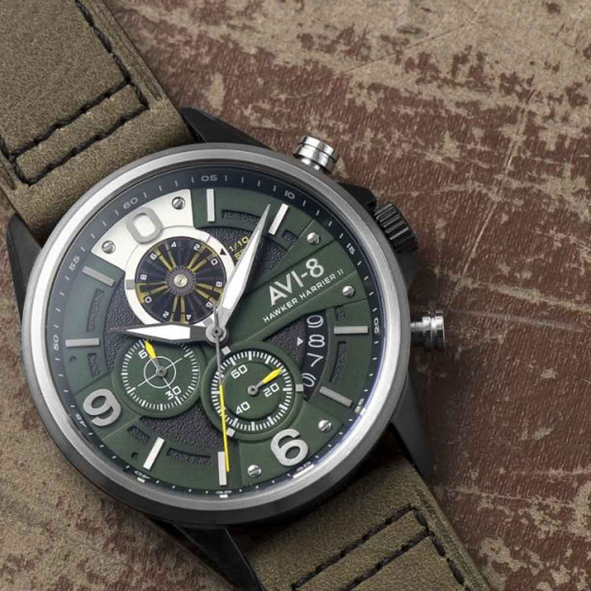 Montre AVI-8 Hawker Harrier II - Quartz Chronographe - AV-4051-02