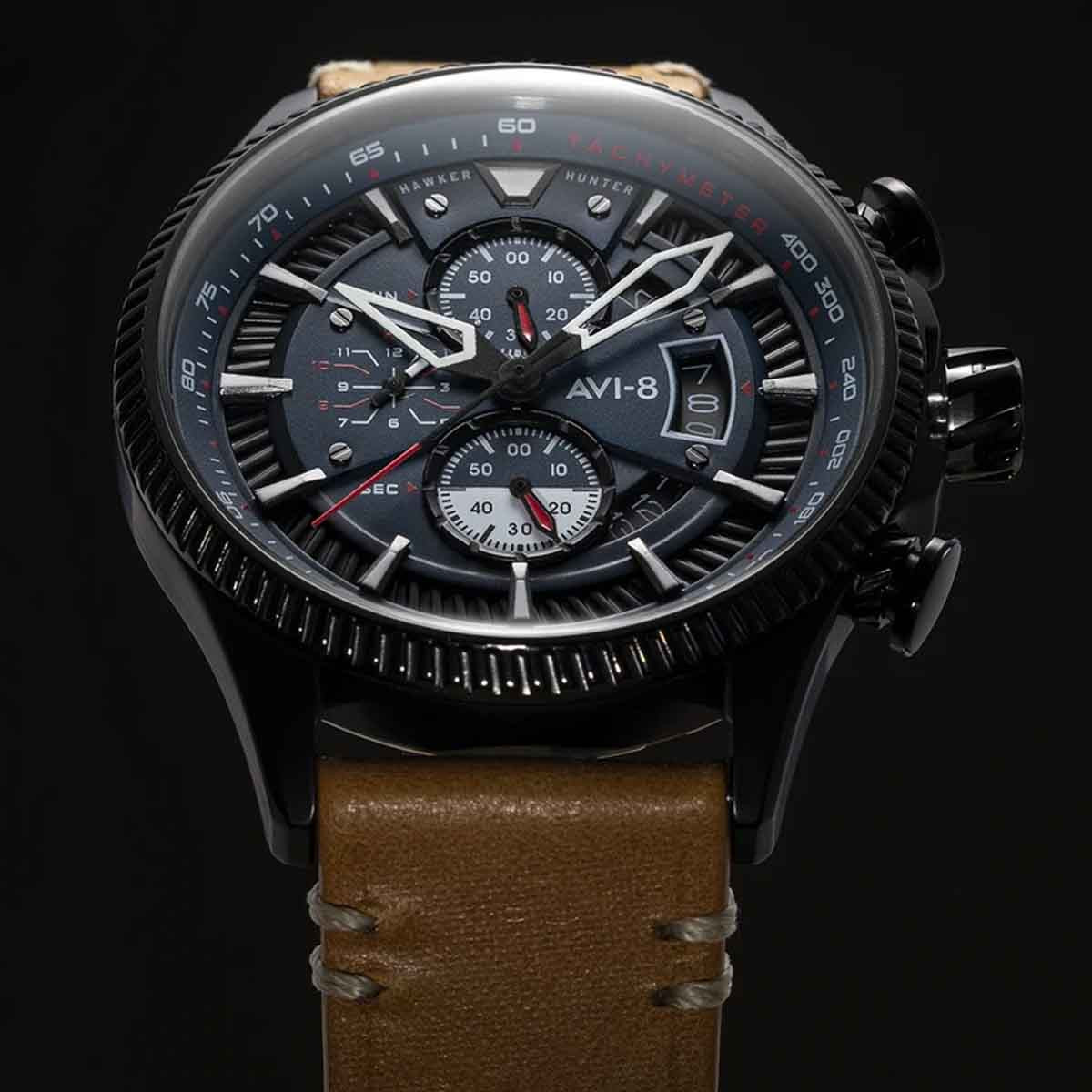 Montre AVI-8 HAWKER HUNTER Quartz Chronograph - AV-4064-01