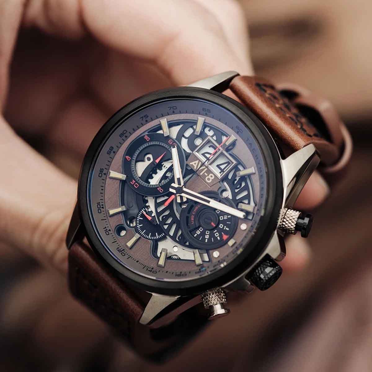 Montre Homme AVI-8 Hawker Harrier II - Quartz Chronographe - AV-4065-06