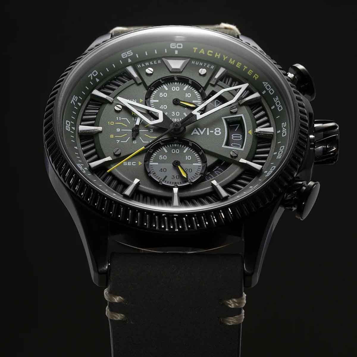 Montre AVI-8 HAWKER HUNTER Quartz Chronograph - AV-4064-02