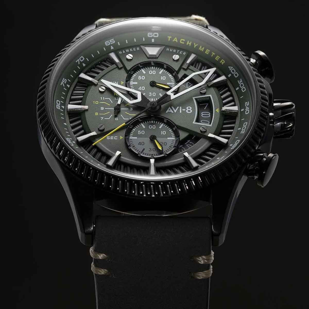 Montre AVI-8 Hawker Hunter - Quartz Chronographe - AV-4080-03