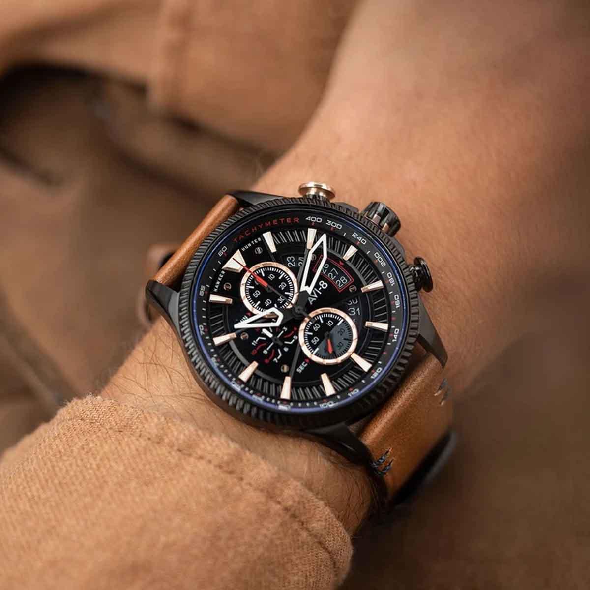 Montre AVI-8 HAWKER HUNTER Quartz Chronograph - AV-4064-03 Montre AVI-8 HAWKER HUNTER Quartz Chronograph - AV-4064-03