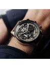 Montre Homme AVI-8 HAWKER HARRIER II en cuir marron