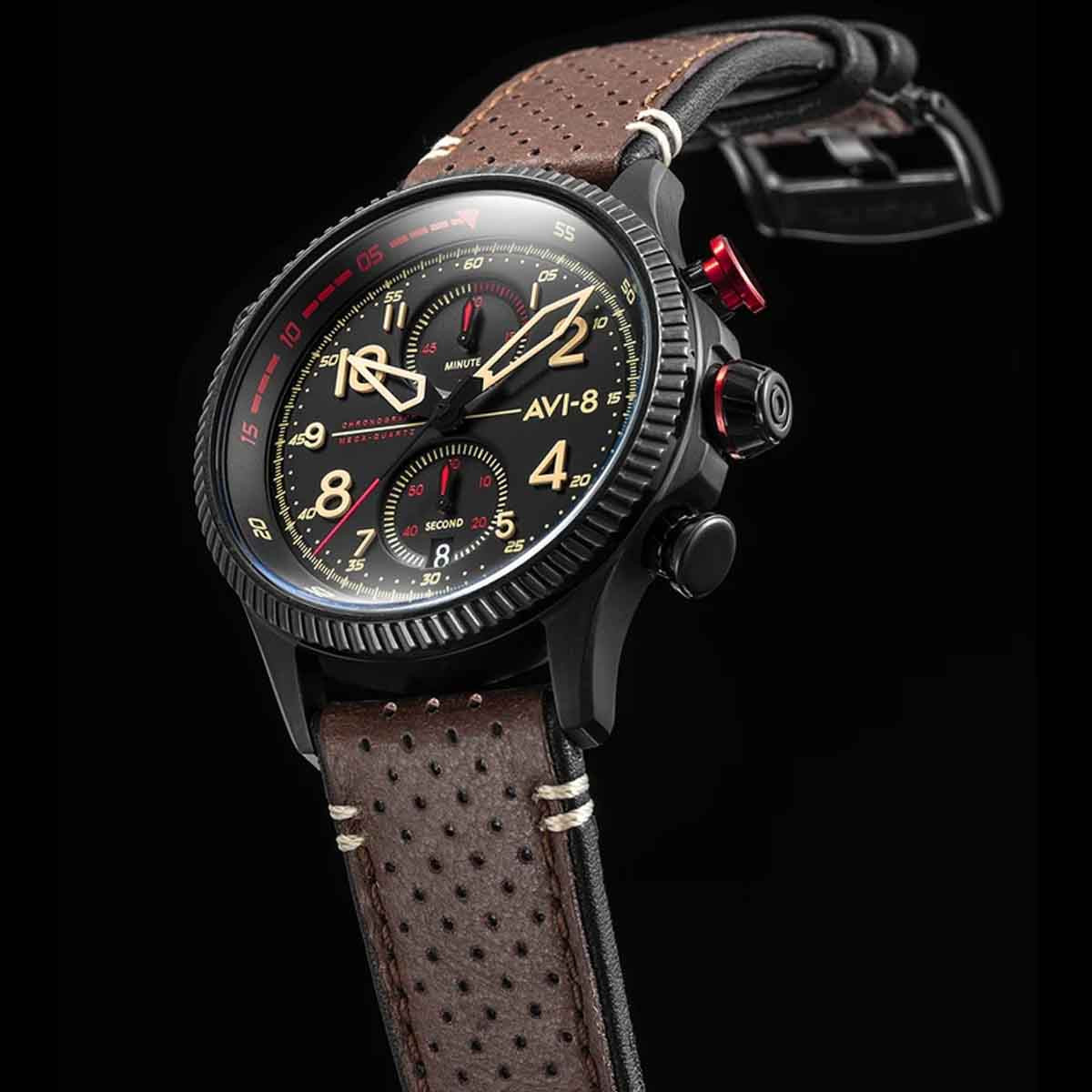 Montre AVI-8 Hawker Hunter - Quartz Chronographe - AV-4080-04