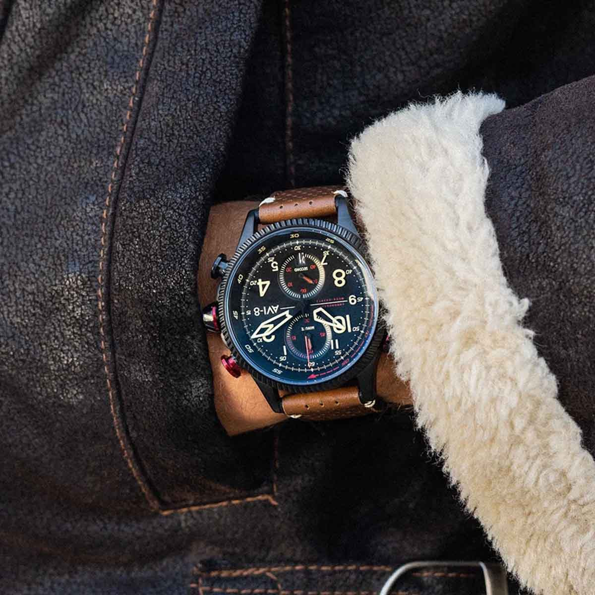 Montre AVI-8 Hawker Hunter - Quartz Chronographe - AV-4080-04