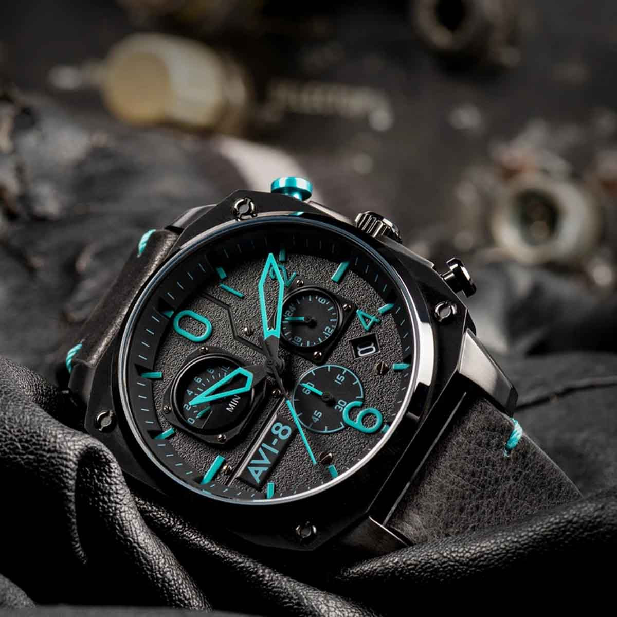 Montre AVI-8 HAWKER HUNTER Quartz Chronograph - AV-4052-05