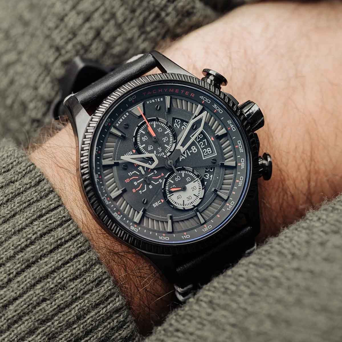 Montre Homme AVI-8 Hawker Hunter - Quartz Chronograph - AV-4064-05