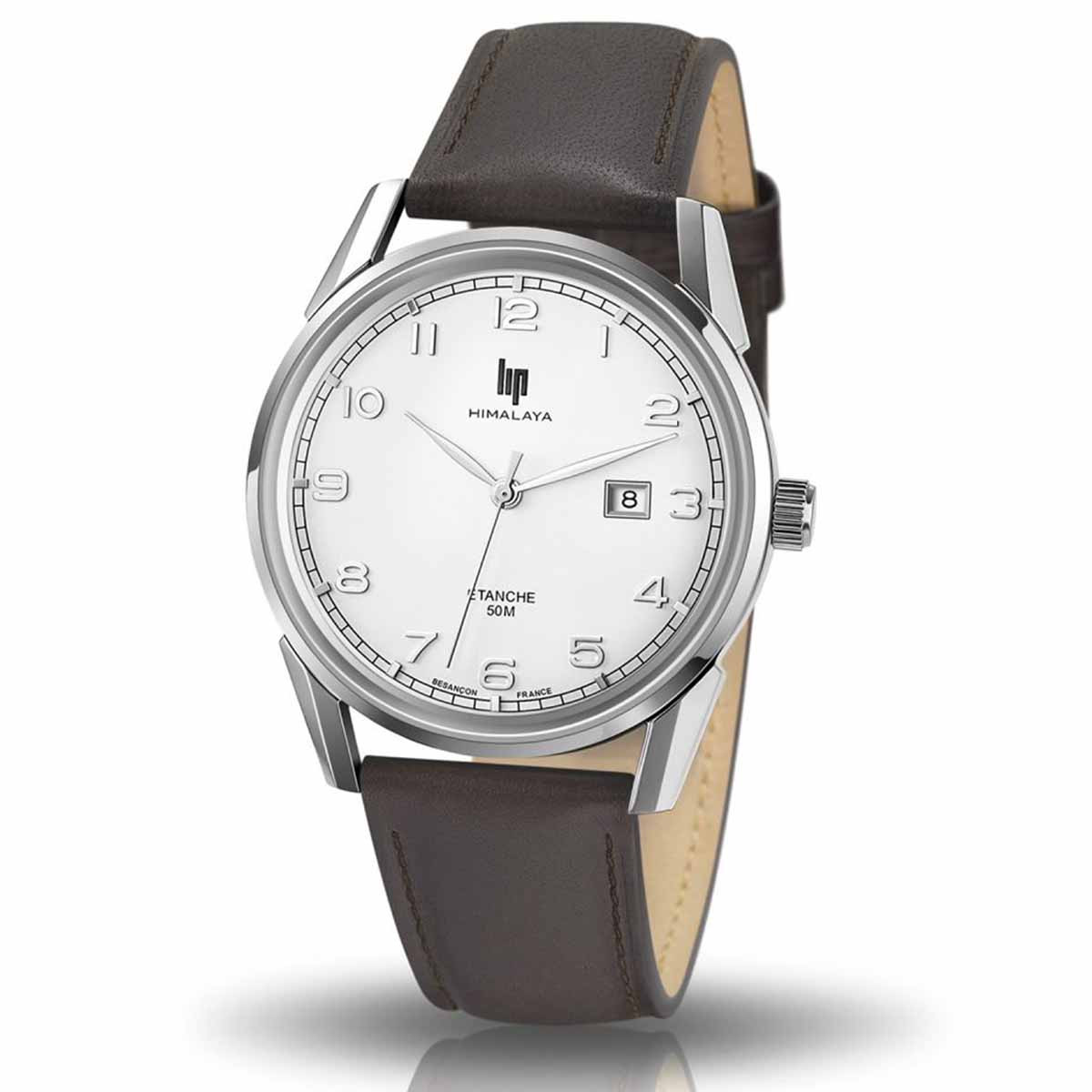 Montre homme LIP "HIMALAYA 40" Argenté - 671547