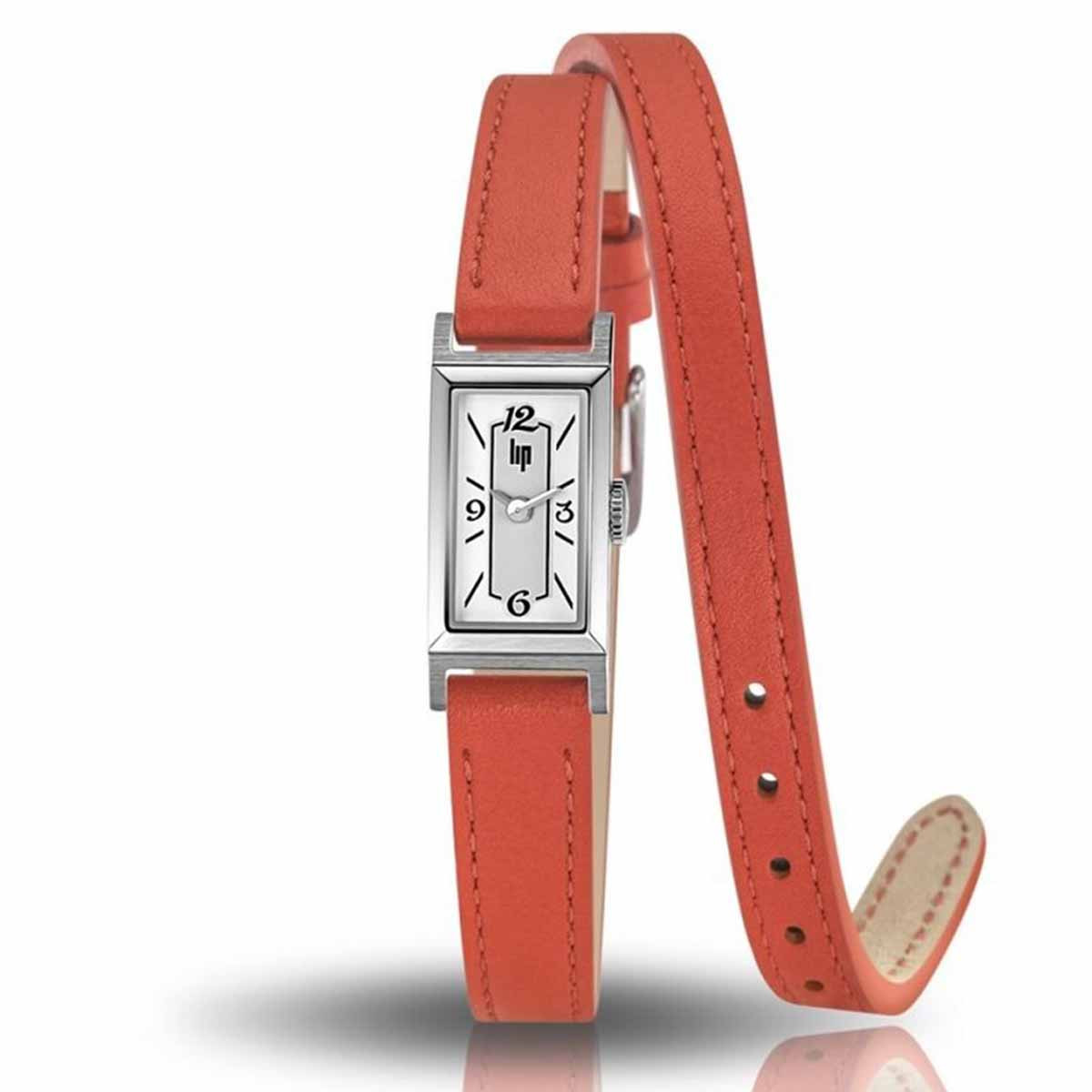 Montre femme Lip "CHURCHILL" 13 x 29 mm cadran blanc - 671209 quartz Montre femme Lip "CHURCHILL" 13 x 29 mm cadran blanc - 671209 quartz