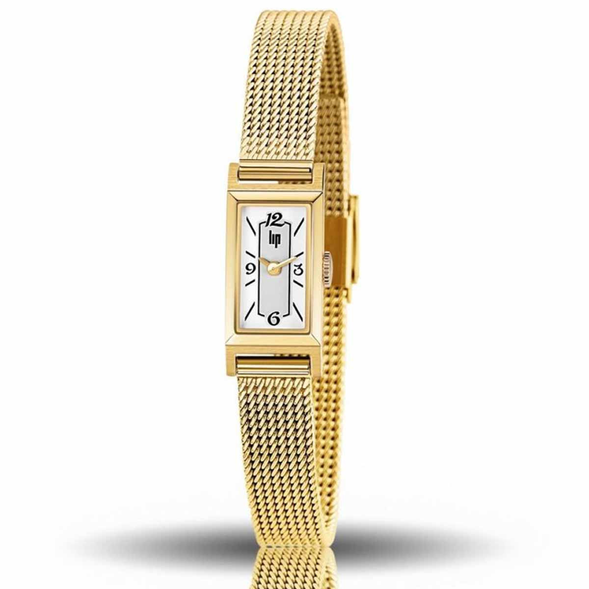 Montre femme Lip "CHURCHILL" 13 x 29 mm cadran blanc - 671226 quartz