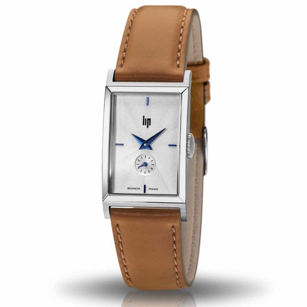 Montre mixte Lip "CHURCHILL" 21.2 x 38.5 mm cadran argenté - 671407 quartz Montre mixte Lip "CHURCHILL" 21.2 x 38.5 mm cadran argenté - 671407 quartz
