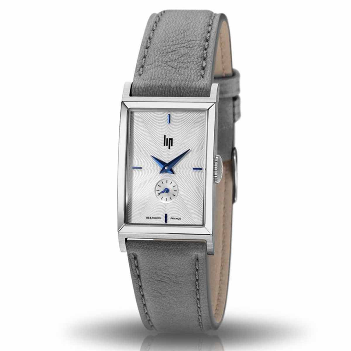 Montre mixte Lip "CHURCHILL" 21.2 x 38.5 mm cadran argenté - 671408 quartz Montre mixte Lip "CHURCHILL" 21.2 x 38.5 mm cadran argenté - 671408 quartz