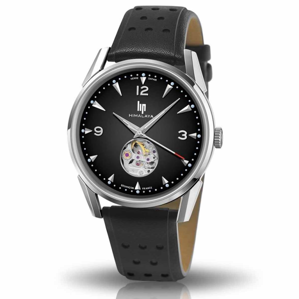 Montre mixte Lip "HIMALAYA" 40 mm cadran noir - 671588 automatique Montre mixte Lip "HIMALAYA" 40 mm cadran noir - 671588 automatique