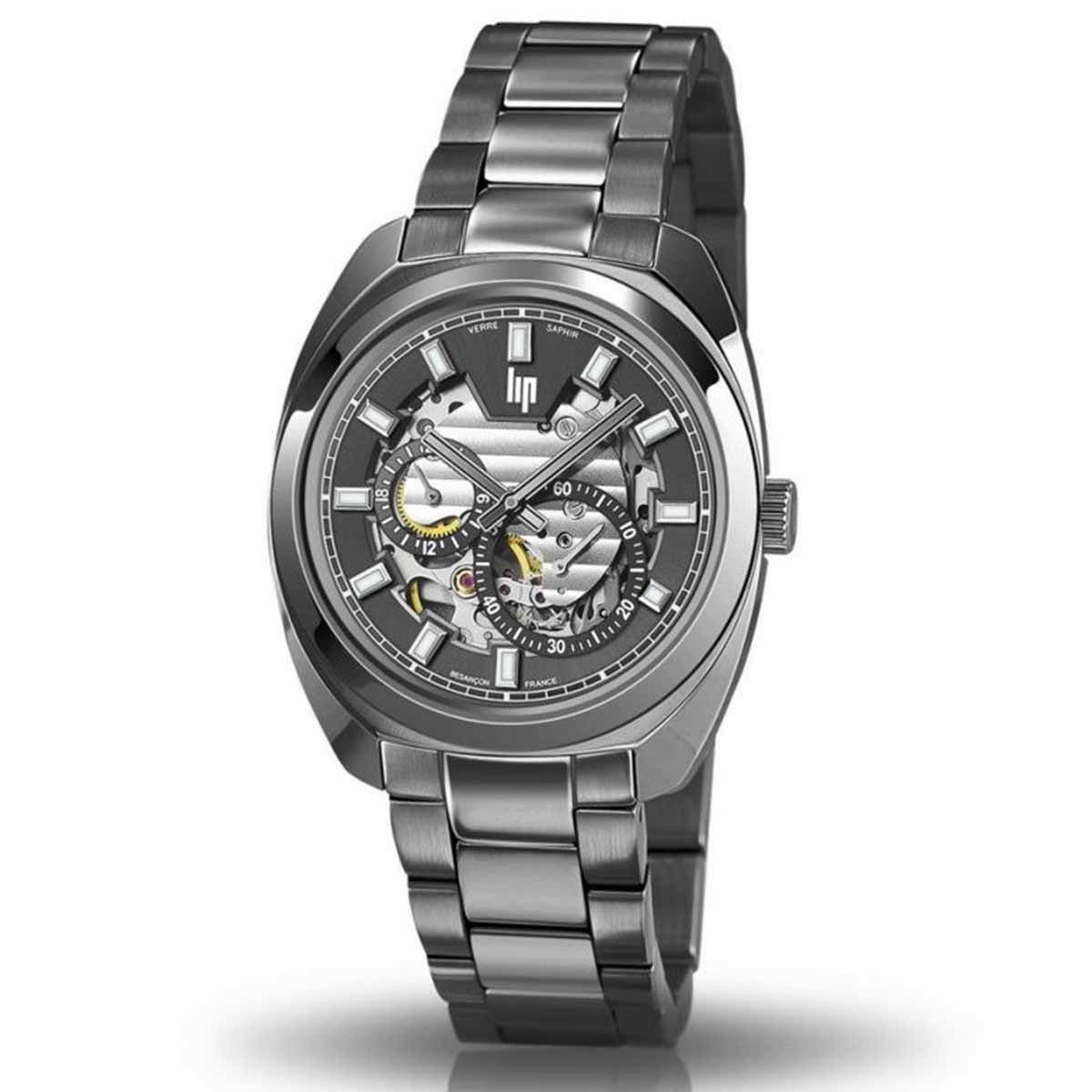 Montre Unisexe LIP GDG 39 MM Squelette Montre mixte LIP GDG 39 MM Squelette