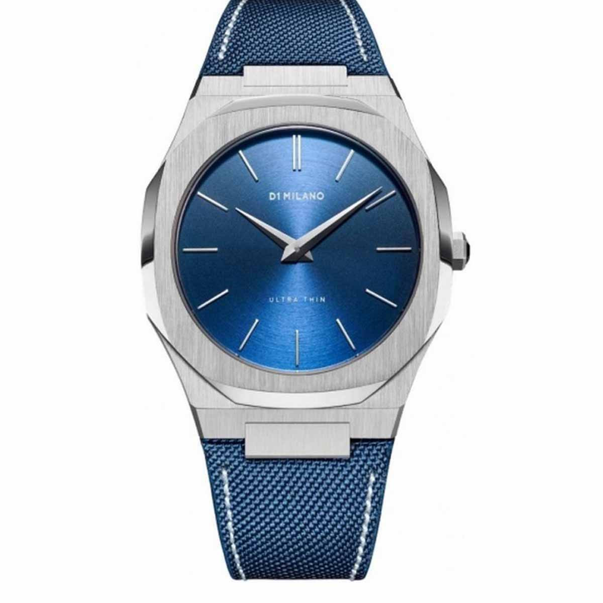 Montre D1 Milano ULTRA THIN Bleu Quartz UTNJ04 - Mes-Bijoux