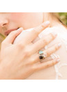 Bague argentée "Elsa" Acqua Calci