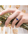 Bague doré et lapis