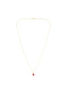 Pendentif fille Or jaune 375/1000 et émail