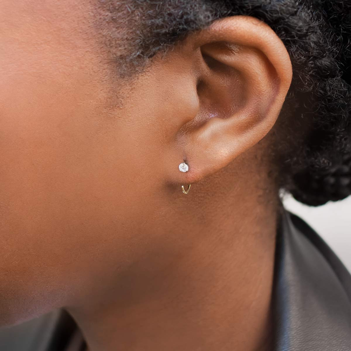 Boucles d'oreilles "Audace" Or jaune