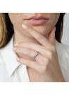 Bague Or Jaune "TOI QUE J'AIME" Diamants 0,20 carat