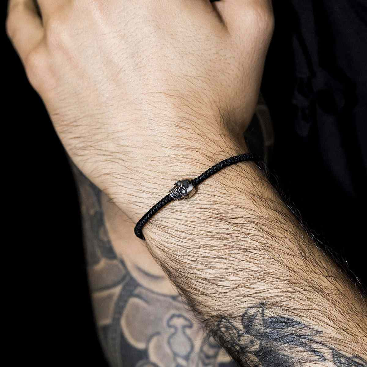 Bracelet Homme "WAX AND SKULL"